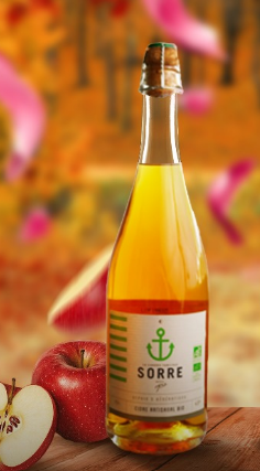 Sorre Cidre Bio Brut 0,75L 4,5% vol.