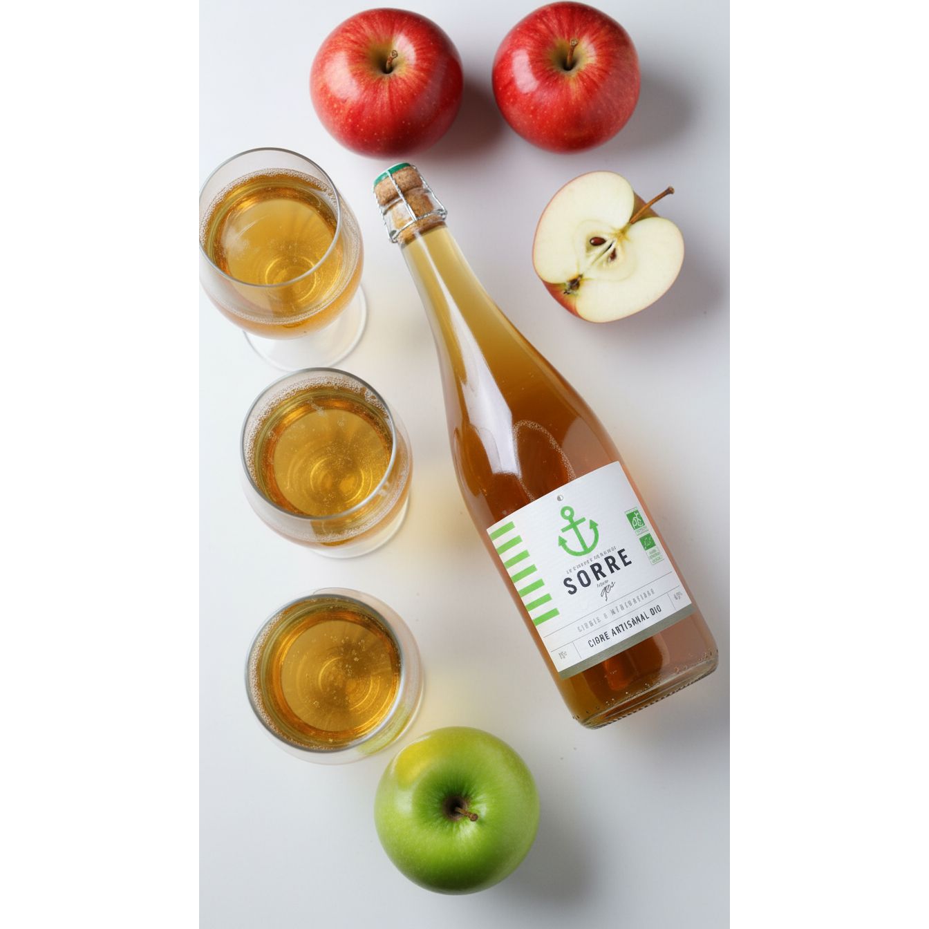 Sorre Organic Brut Cider 0.75L 4.5% vol.