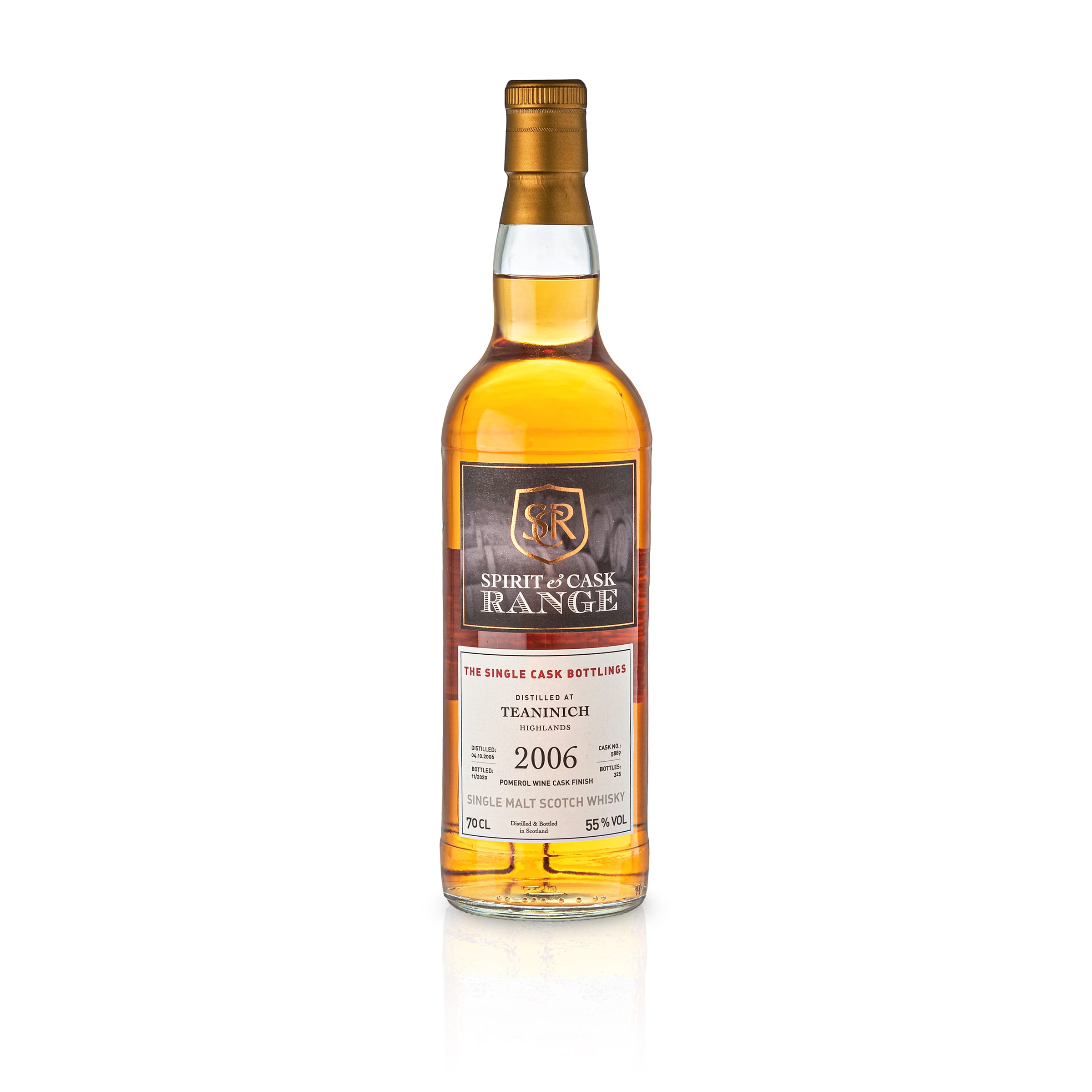 1 Flasche S&C Range Teaninich 2006/2020 55% Pomerol Wine Cask Finish #5889 0,7l Front