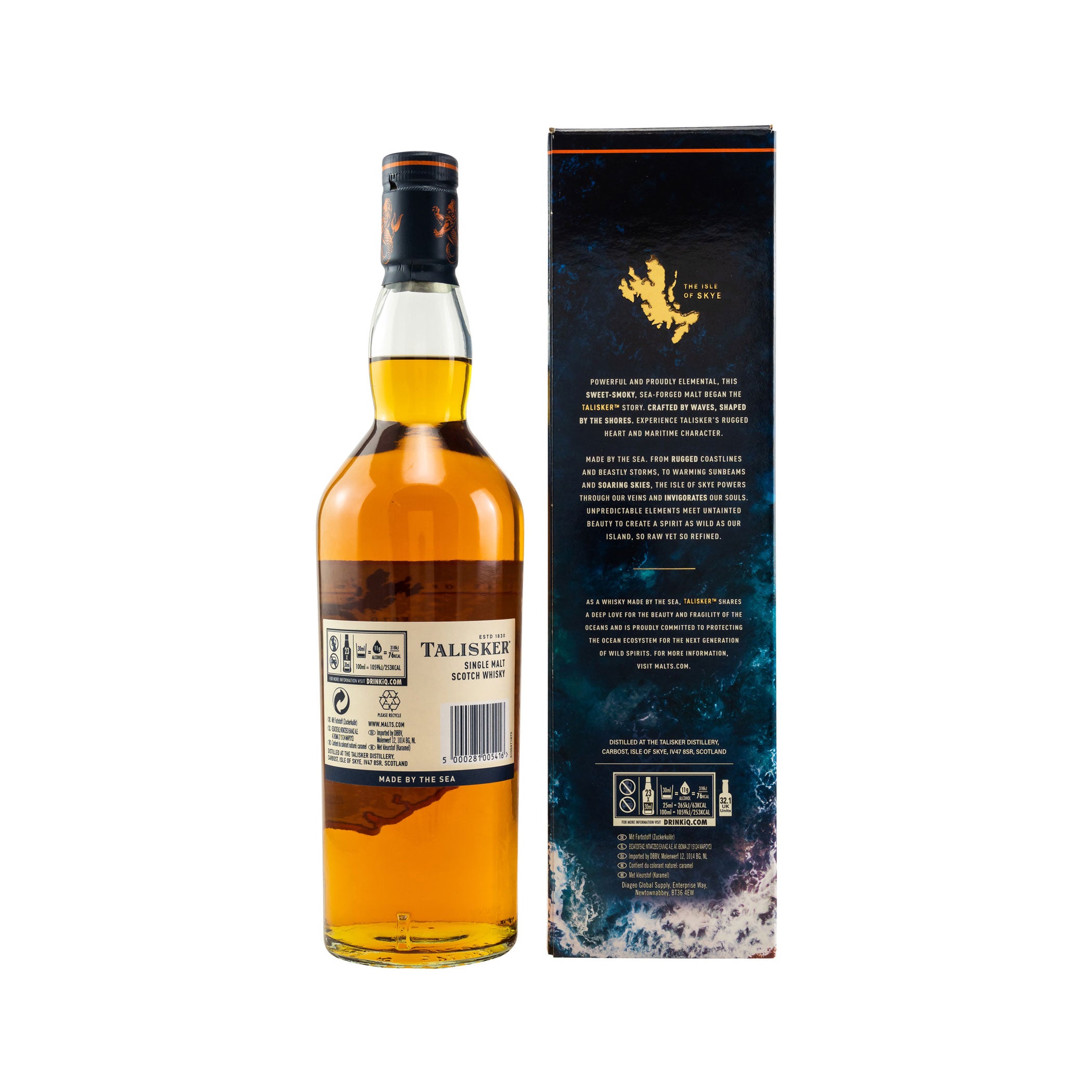 Talisker 10 Jahre Islay Single Malt Scotch Whisky in Geschenkbox