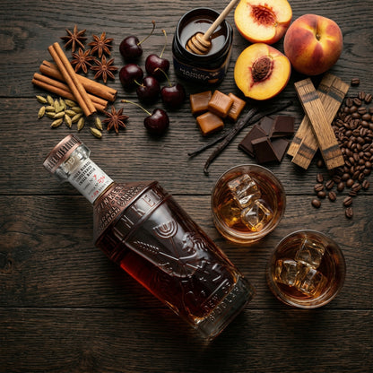 Thinkers Dew of B'Dolah Bourbon Whiskey - 700ml, 47% vol – Flavors of Vanilla, Toffee & Chocolate
