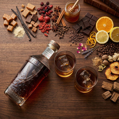 Thinkers Dew of B'Dolah Bourbon Whiskey - 700ml, 47% vol – Flavors of Vanilla, Toffee & Chocolate