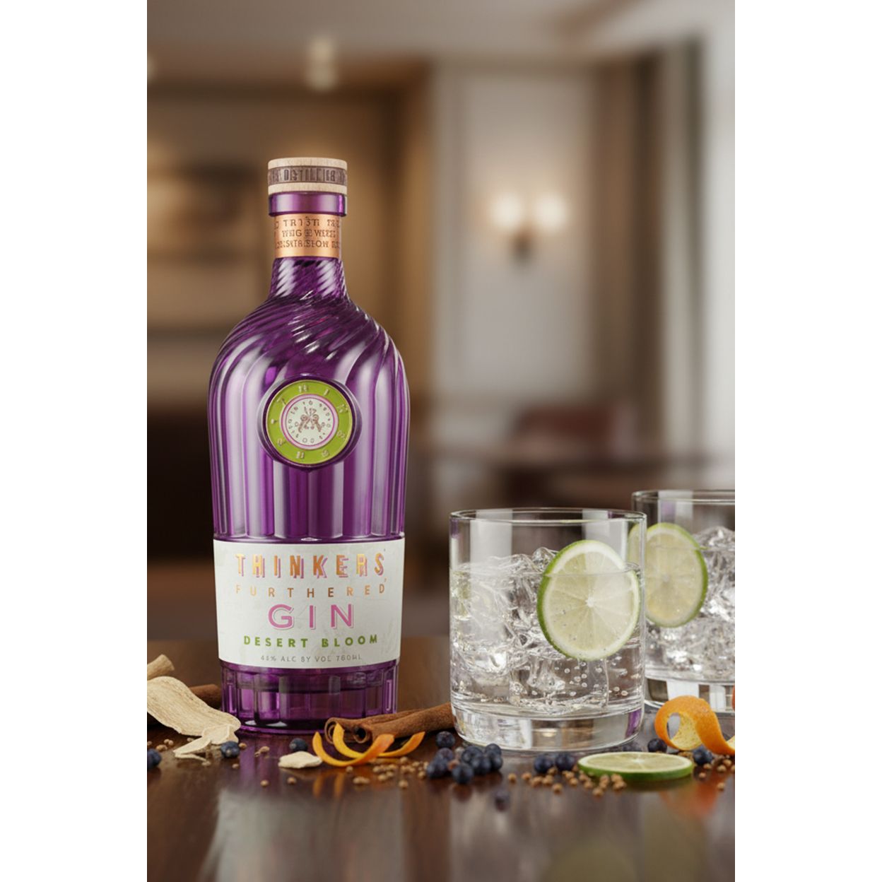 Thinkers Premium Desert Bloom Gin - 40% 0.7l