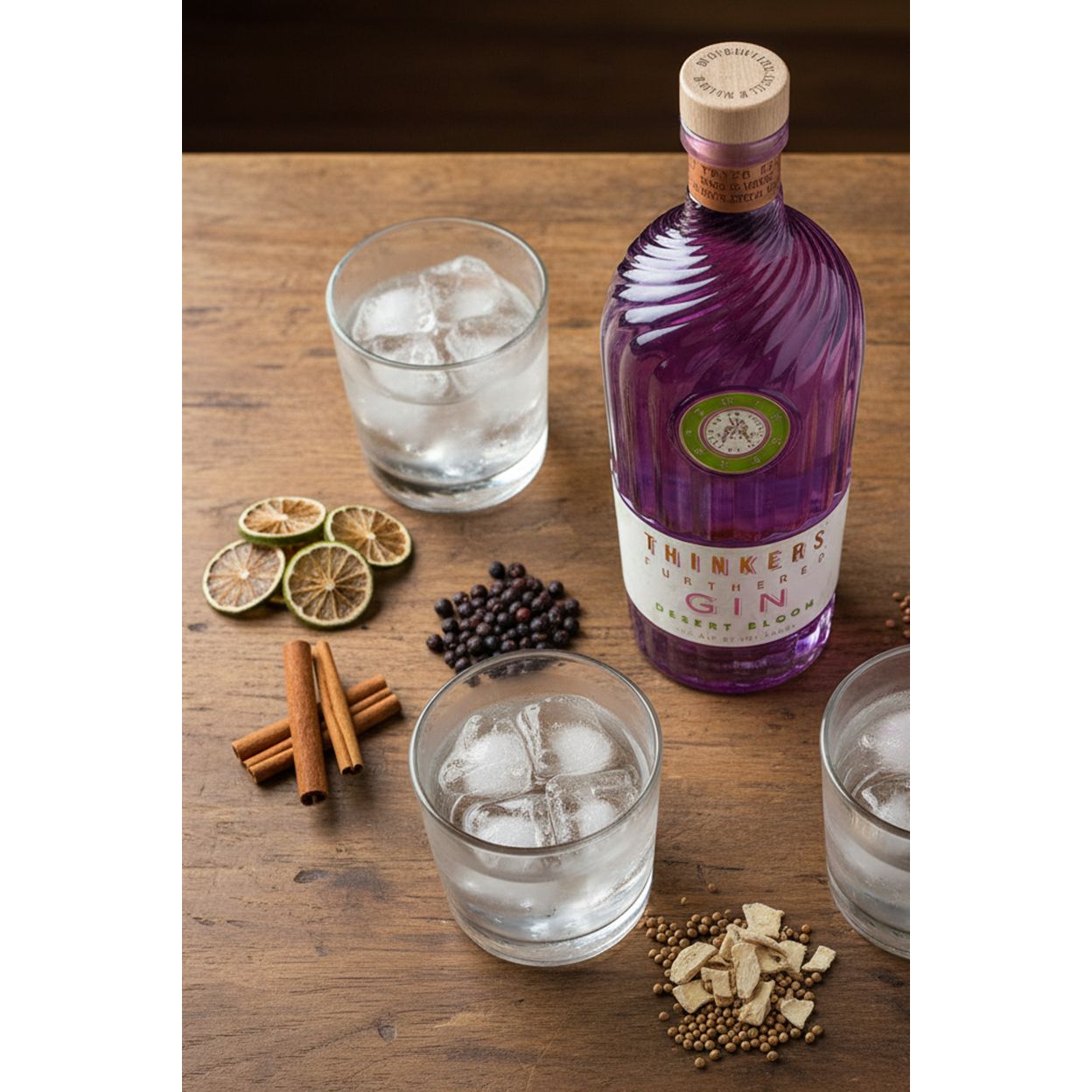 Thinkers Premium Desert Bloom Gin - 40% 0.7l