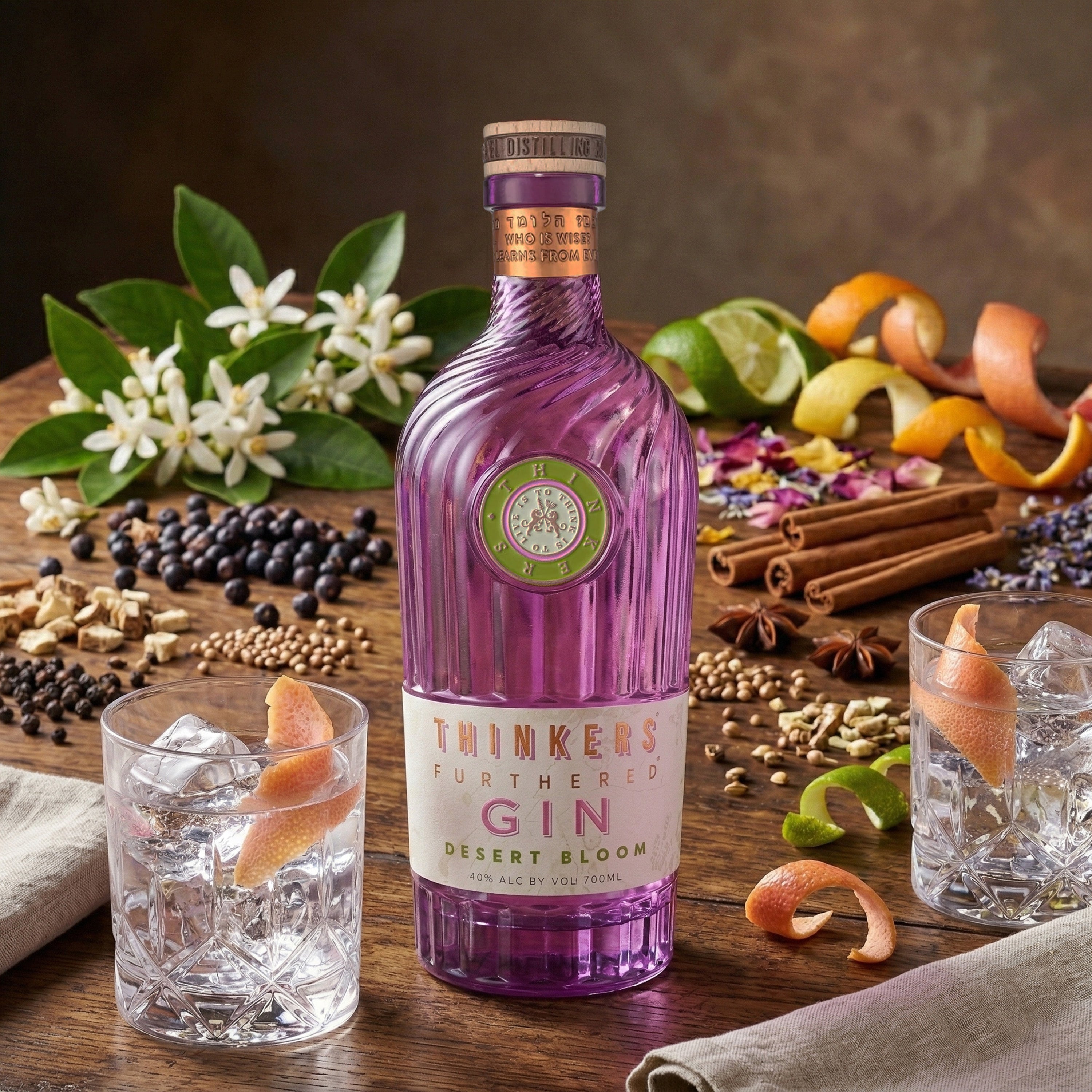 Thinkers Premium Desert Bloom Gin - 40% 0,7l
