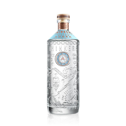 Thinkers Vodka 40-60 - velvety smooth premium vodka made from red winter wheat - 700ml, 40% vol
