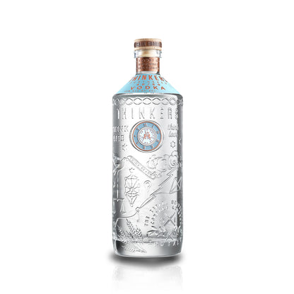 Thinkers Vodka 40-60 - samtig-seidiger Premium Vodka aus rotem Winterweizen - 700ml, 40% vol