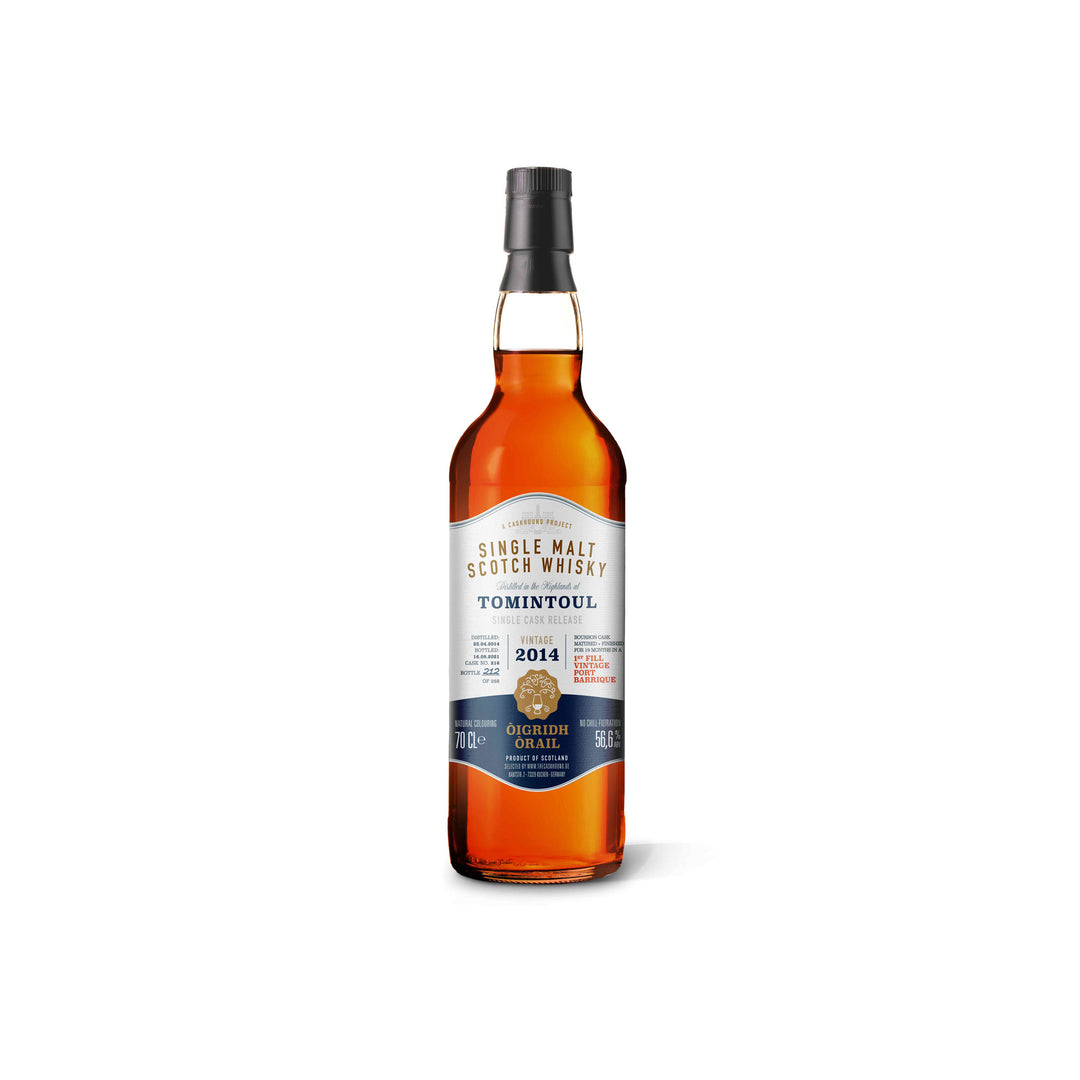 Tomintoul 2014 - 7 Jahre  1st Fill Port Finish - The Caskhound -