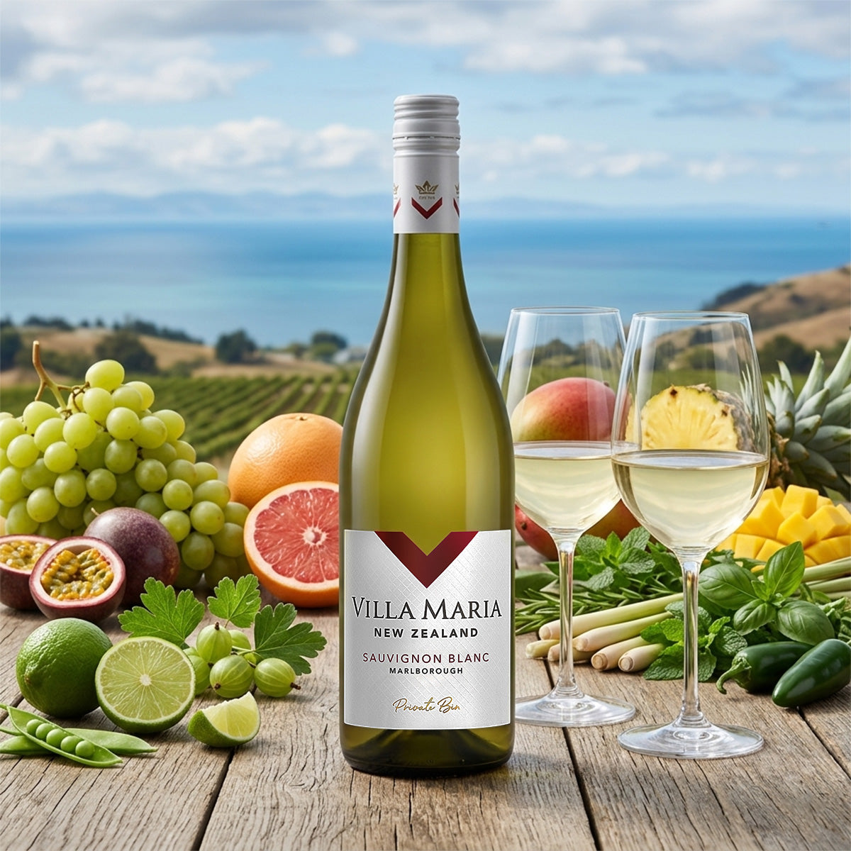 Villa Maria Private Bin Sauvignon Blanc 2025  0,75 L  12,5 % vol.