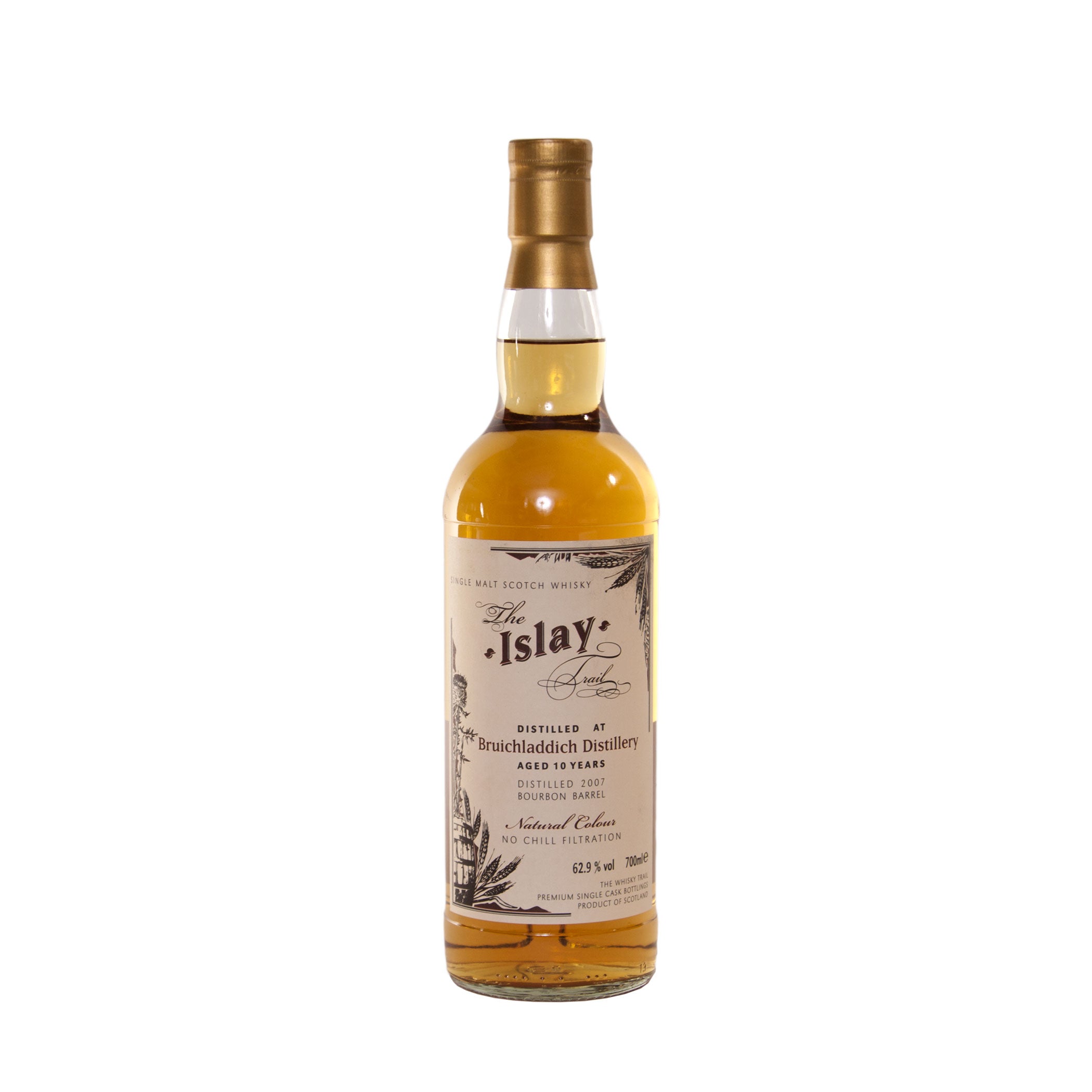 Bruichladdich, Whisky Trail, 2007, 10 Jahre, 62,9 %