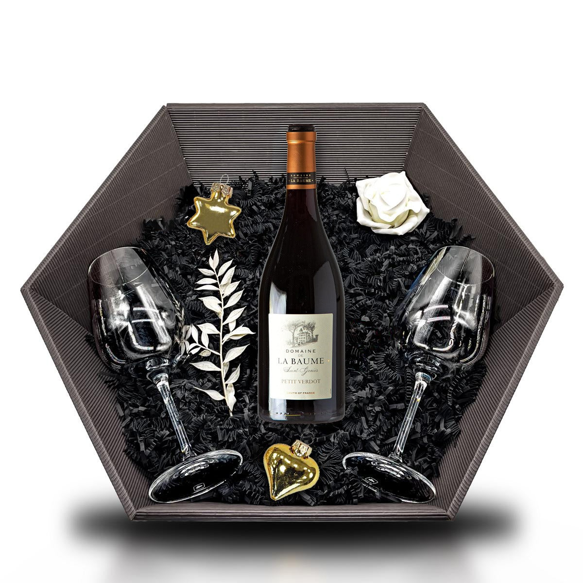 2018 Domaine de la Baume Saint-Genies Petit Verdot - Frankreich 0,75L 14,5% Vol Giftbasket