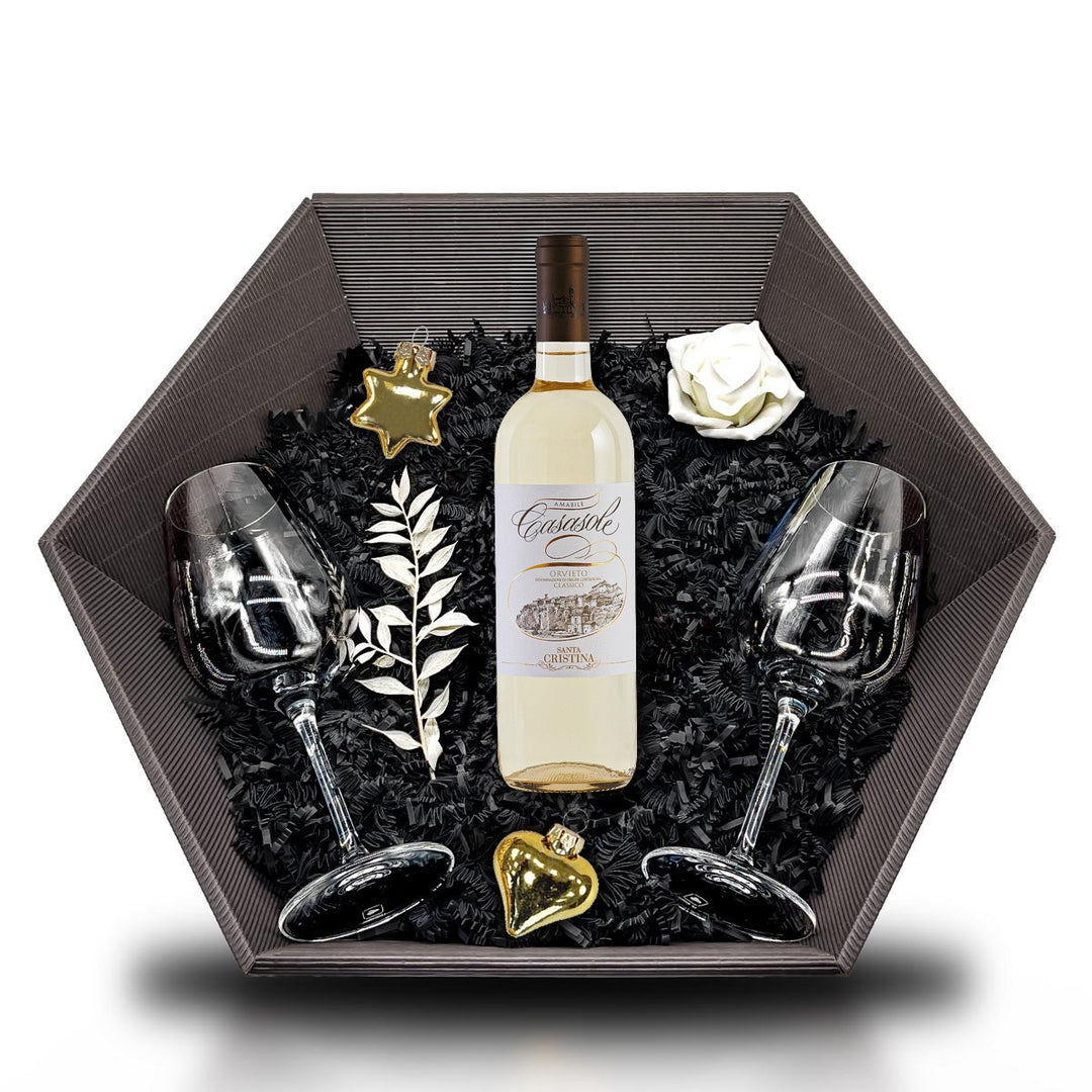 2020 Marchesi Antinori Santa Cristina Casasole Orvieto Classico Amabile - Italy 0,75L 10 Vol Giftbasket