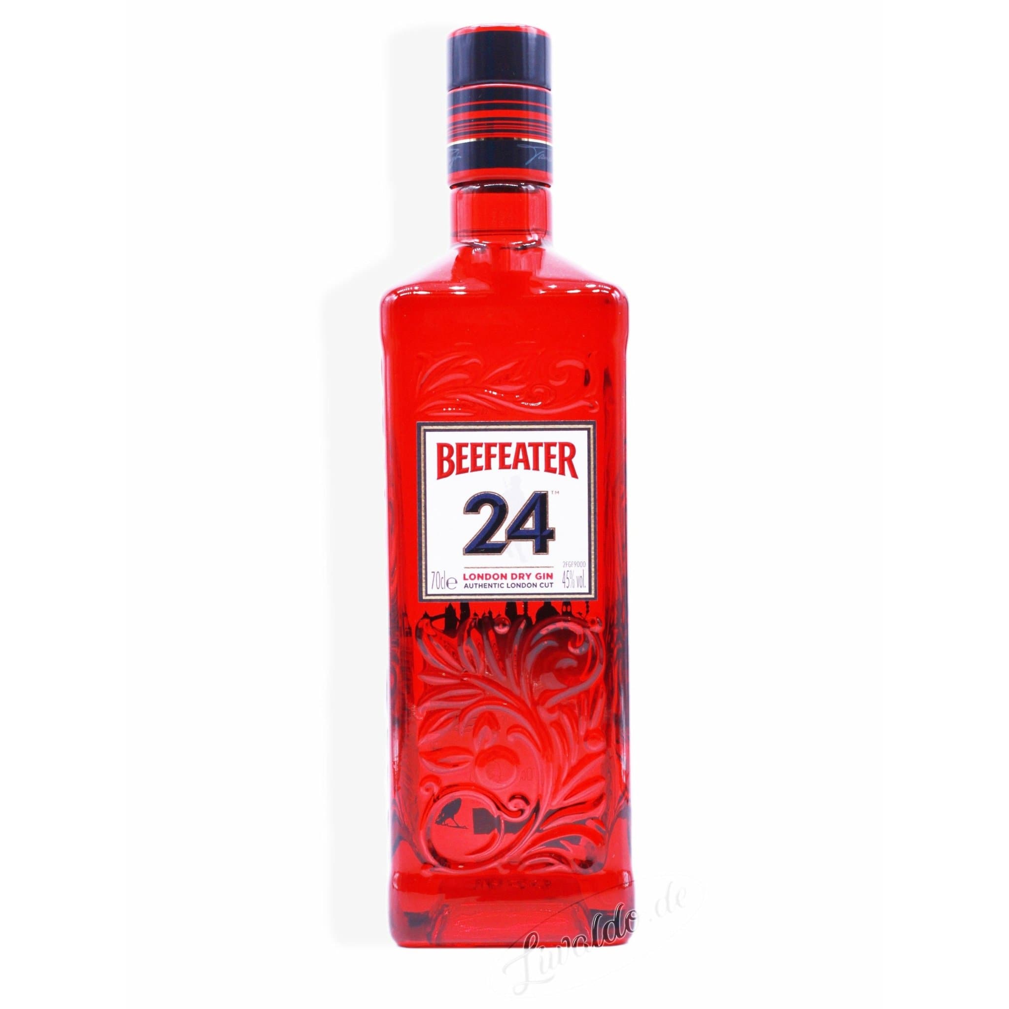 Beefeater 24 London Dry Gin 45% 0,7 l + 6x Gin Ballon Gläser - Liwaldo