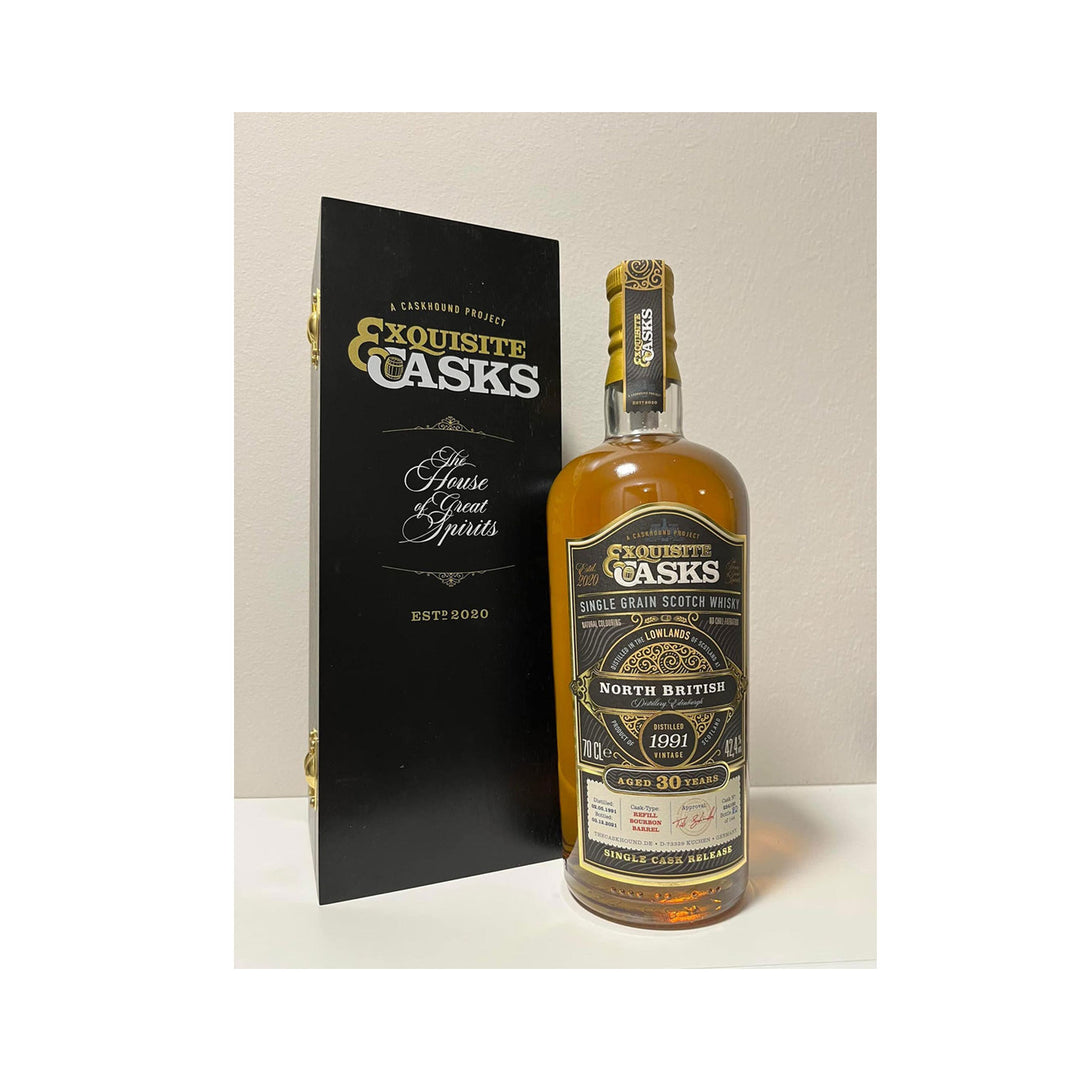 North British 1991 - 30 Jahre - Exquisite Cask - Single Grain Scotch Whisky - The Caskhound