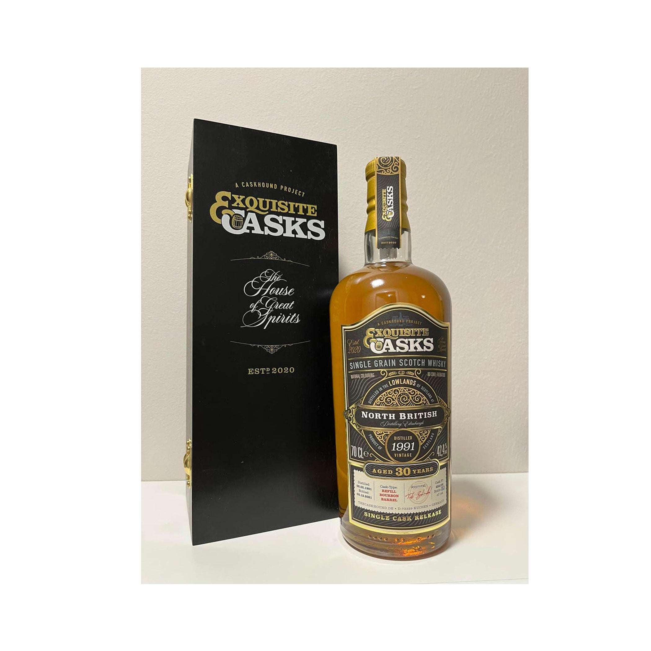 North British 1991 - 30 Jahre - Exquisite Cask - Single Grain Scotch Whisky - The Caskhound