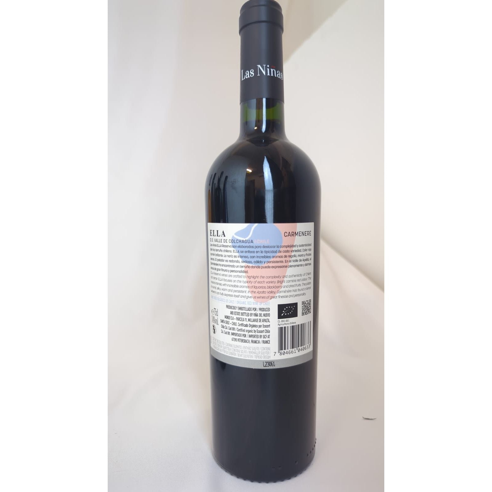 Feinste-Weine Las Niñas ELLA Organic Taster Pack – Red and White Wines from Chile (6x0.75l)