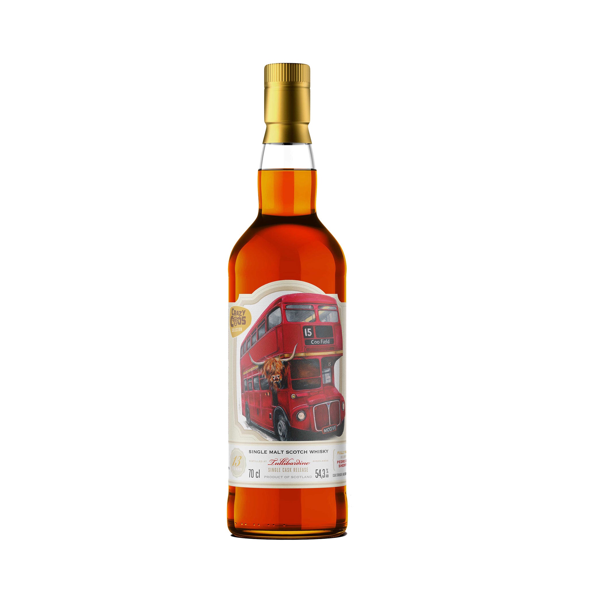 Tulibardine - Highland Single Malt Scotch Whisky -The Crazy Coos Collection - The Caskhound