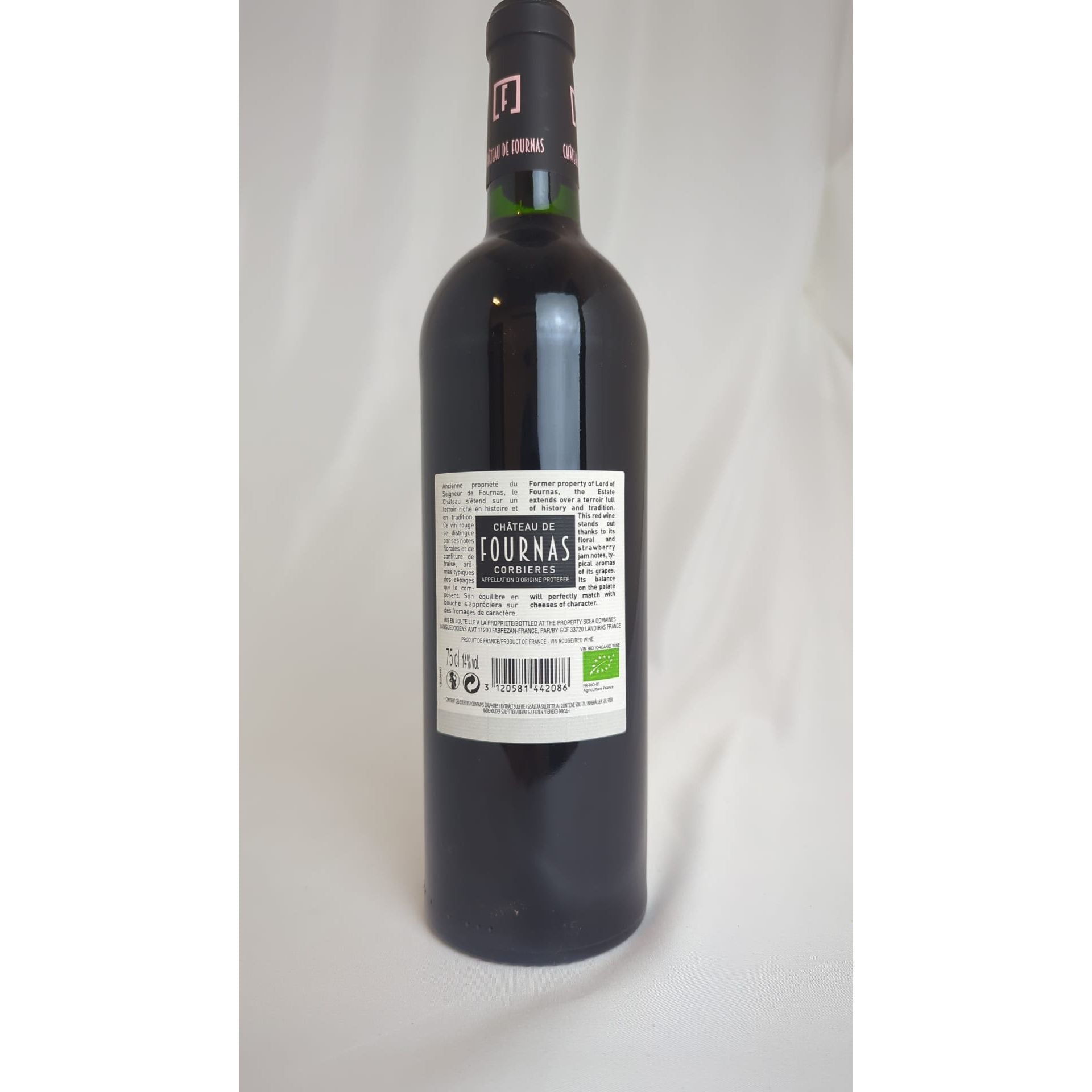 [Package 1] Château Fournas - AOC Corbières/Languedoc Organic dry