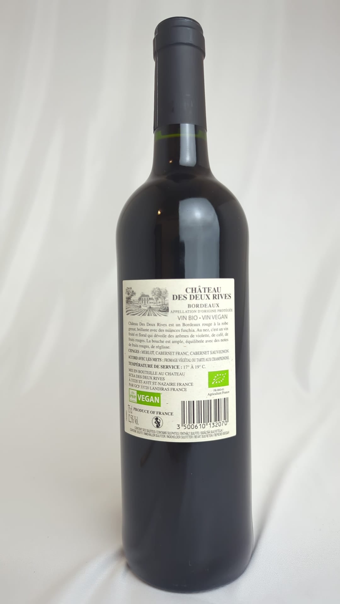 [Paket 10] - [3354] - Château Des Deux Rives Bordeaux BIO