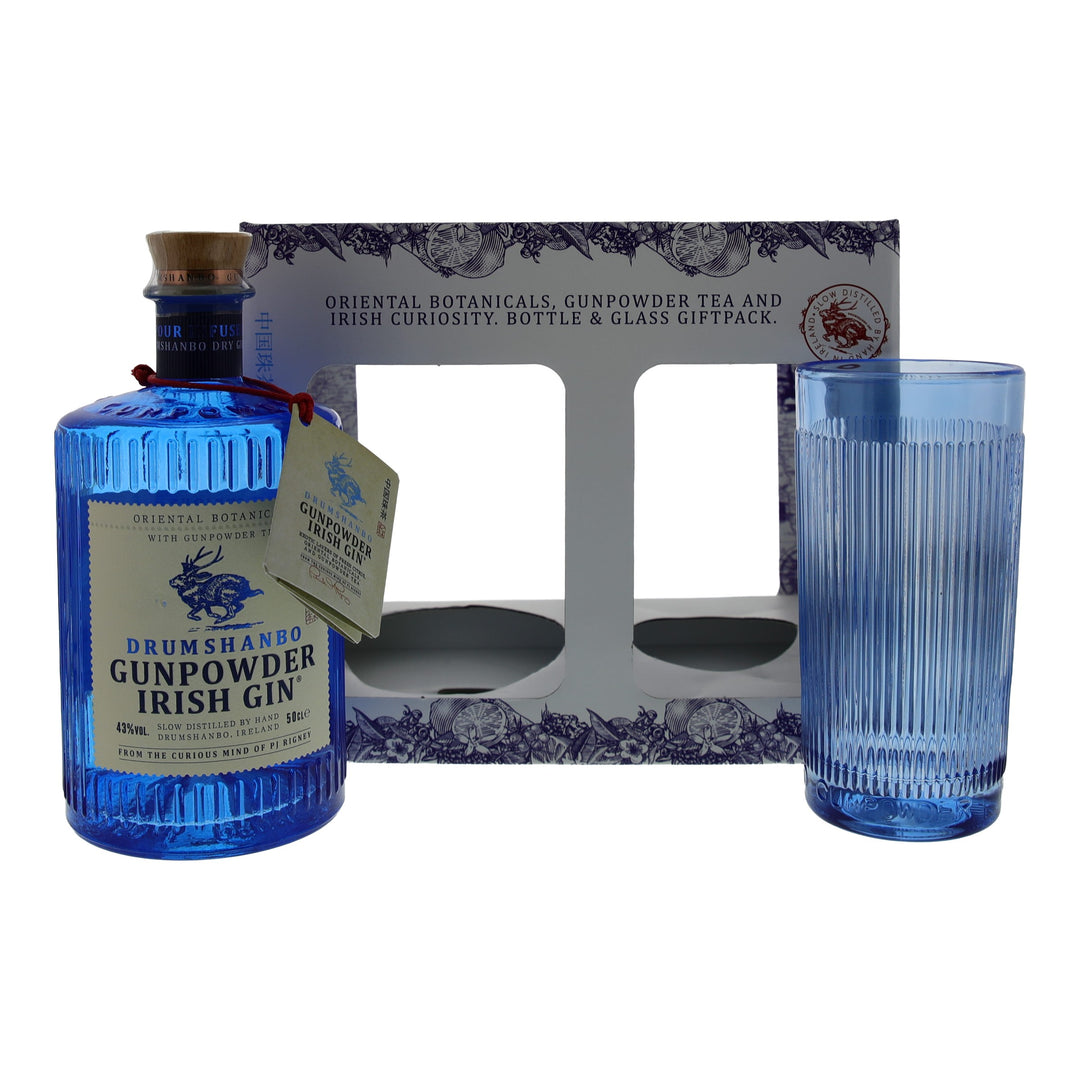 Drumshanbo Gunpowder Irish Gin Bottle & Glass Giftpack