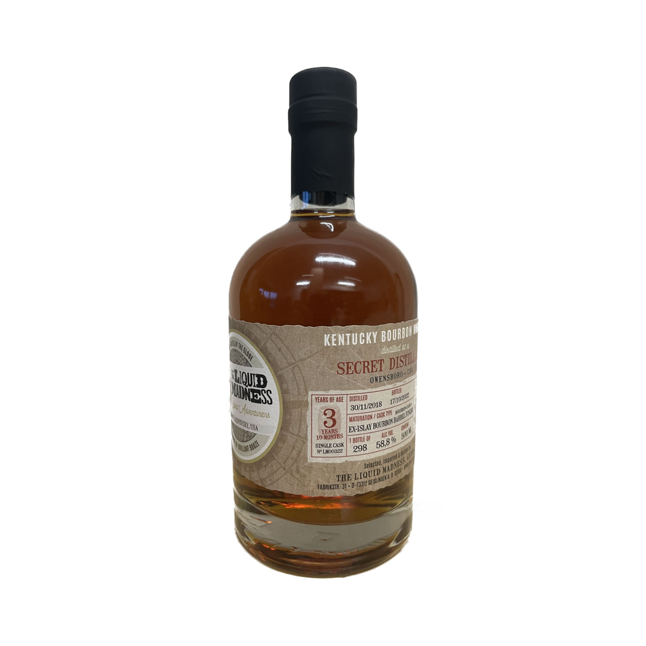 Kentucky Bourbon Whiskey - The Liquid Madness - Find 5 - The Caskhound