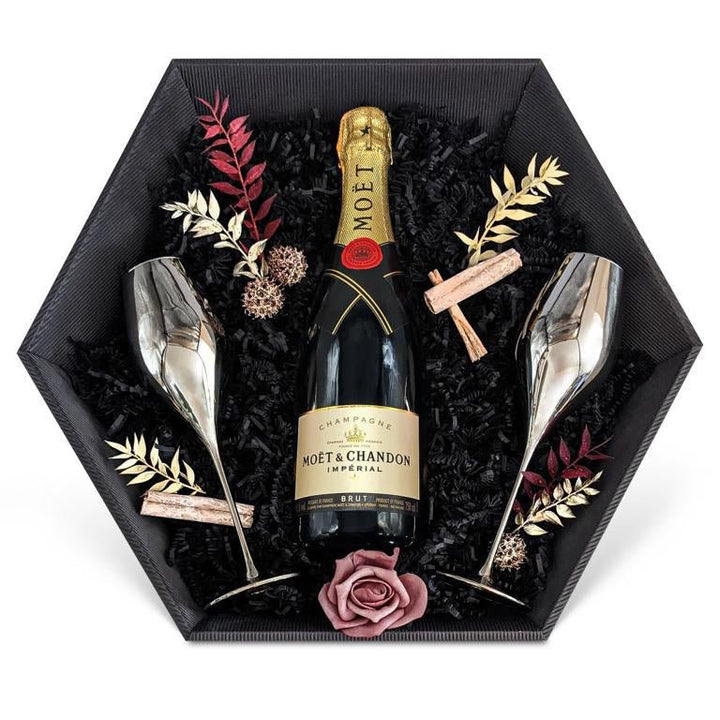 Moët &amp; Chandon Moët Impérial Champagner 0,75L 12% Vol Giftbasket