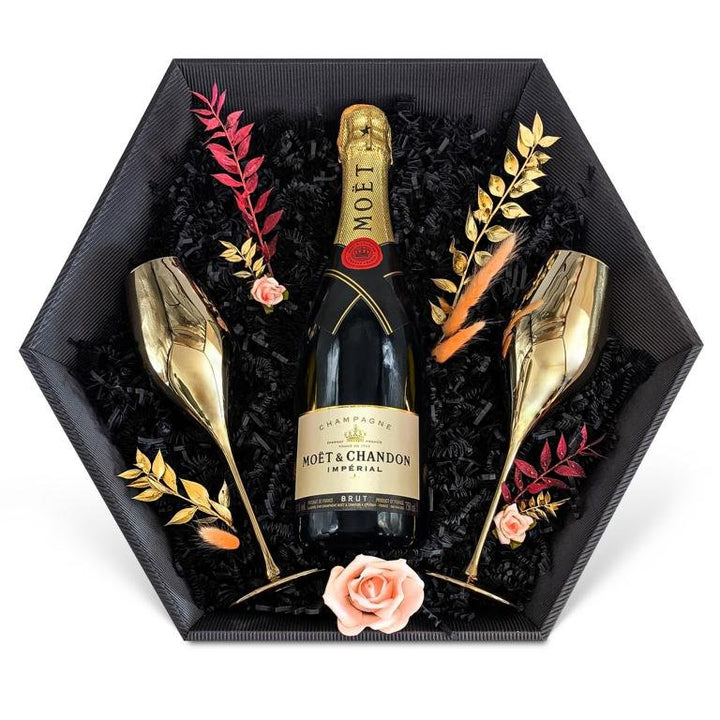 Moët &amp; Chandon Moët Impérial Champagner 0,75L 12% Vol Giftbasket