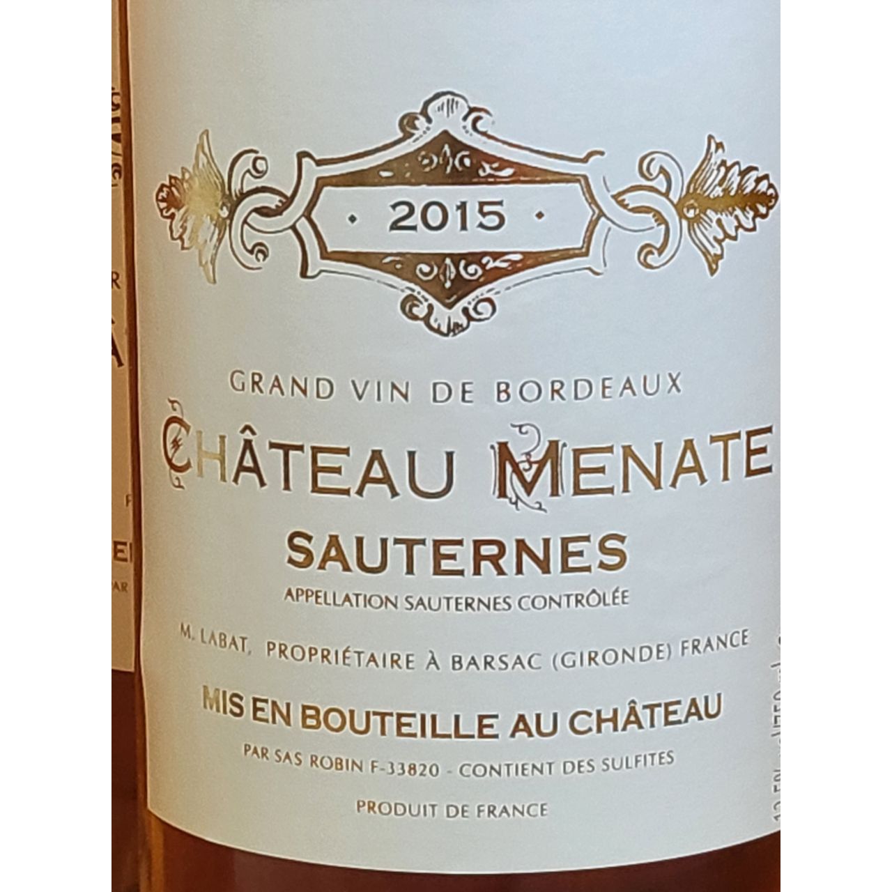 2015 Chateau Menate - France