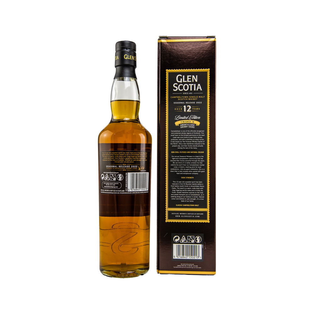 Glen Scotia 12 Year Old Seasonal Release 2022 Campbeltown Single Malt Scotch Whisky