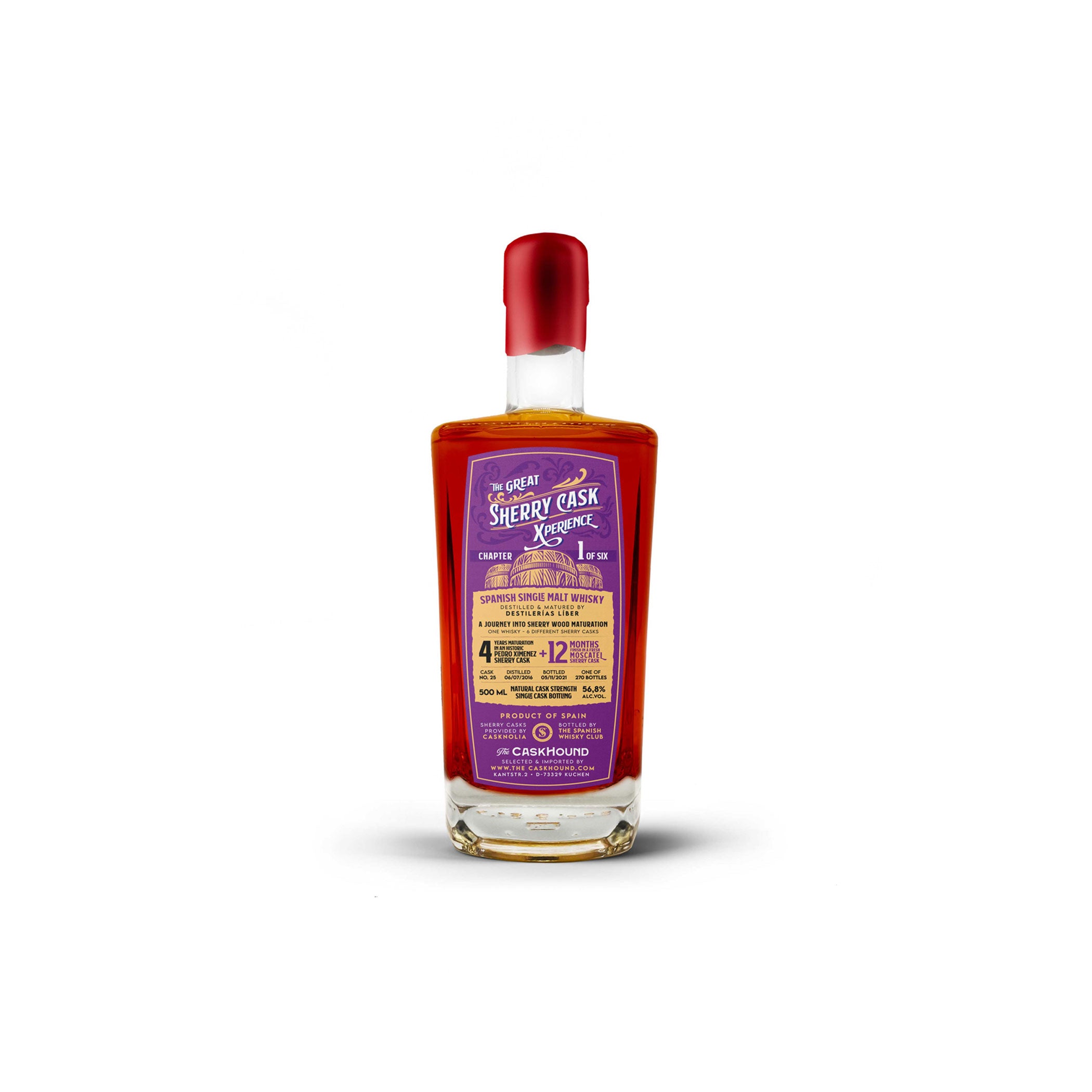 The Great Sherry Cask Xperience - 6 Spanische Single Malt Whisky - The Caskhound