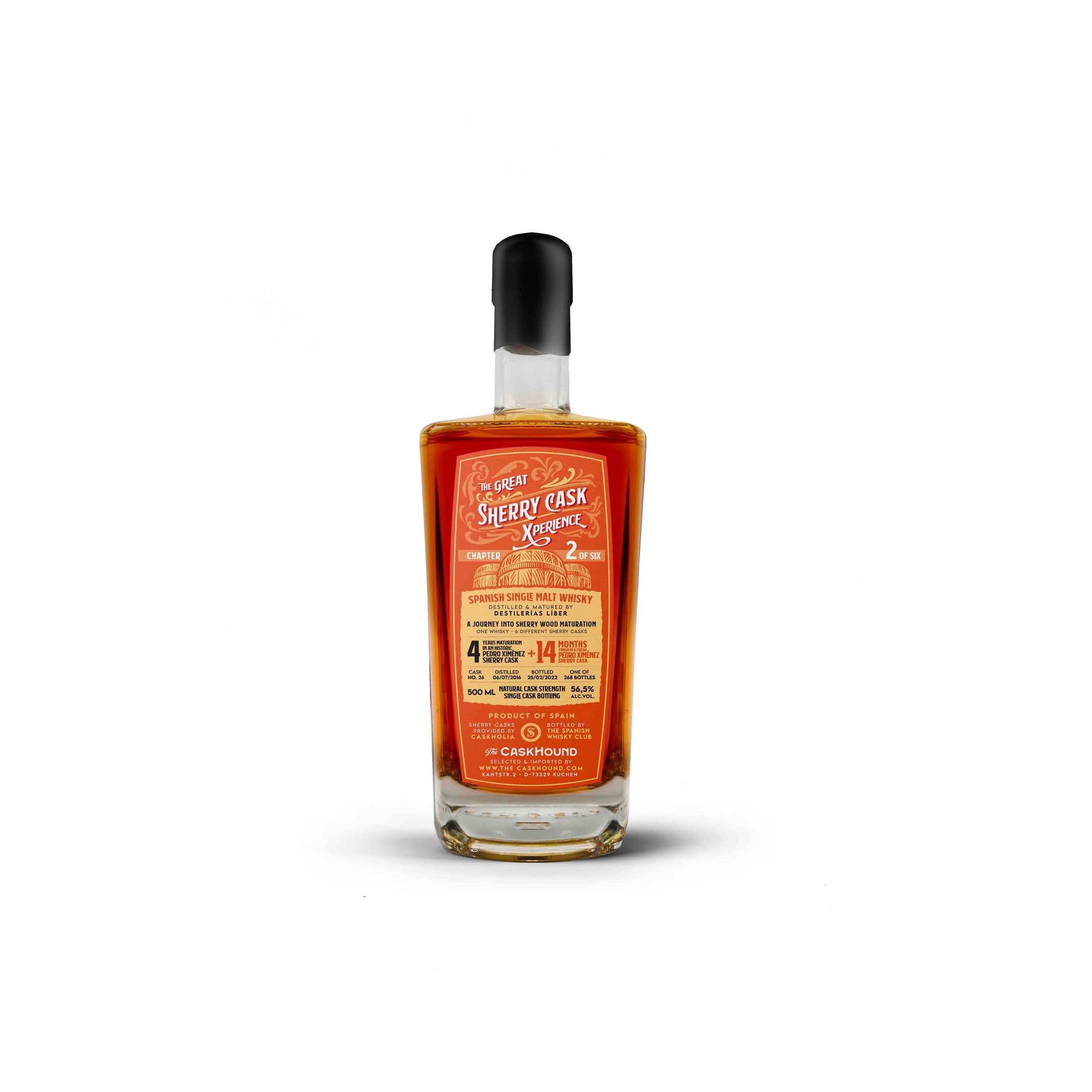 The Great Sherry Cask Xperience - Chapter 2 - PX-Quarter-CaskFinish -  5 Jahre - The Caskhound