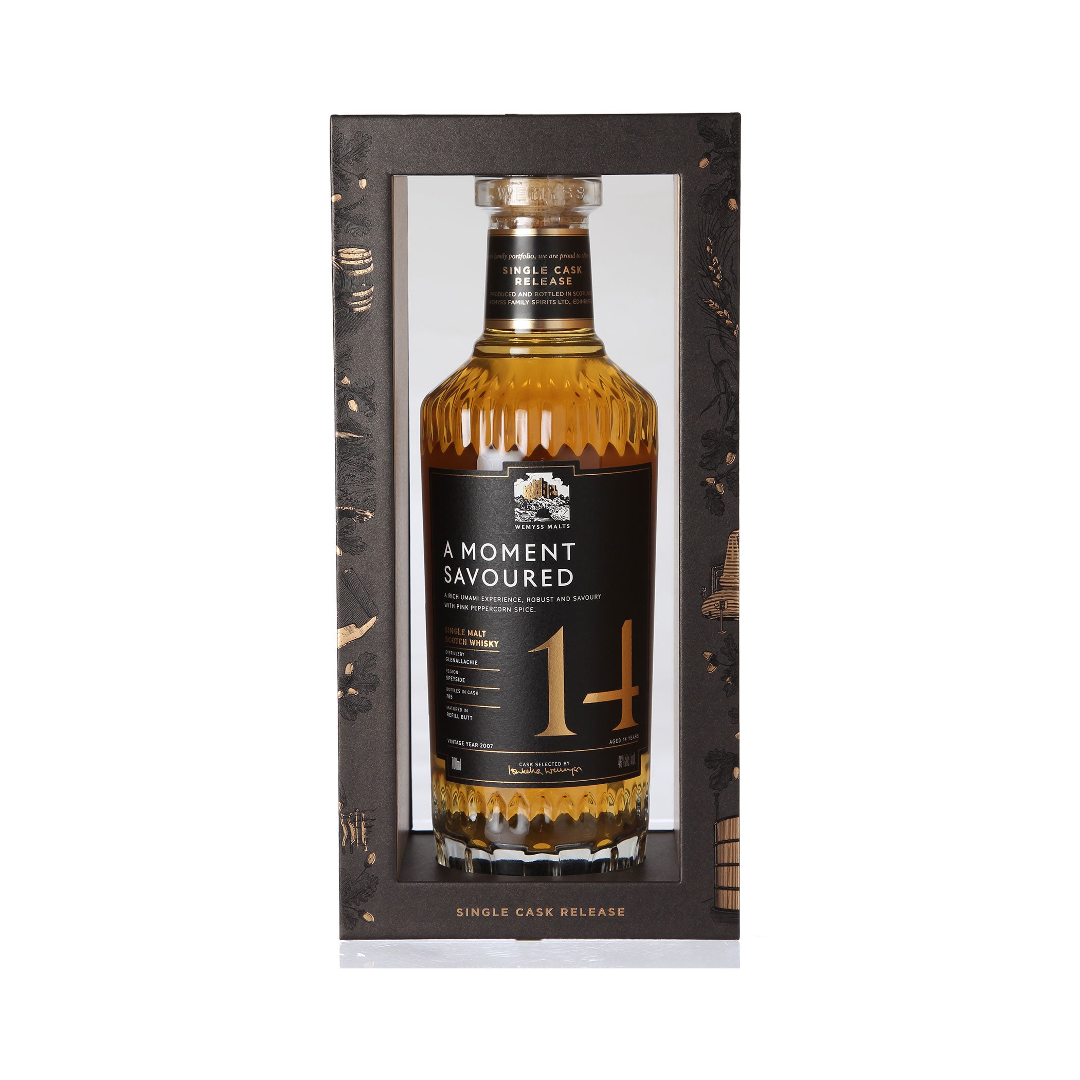 Wemyss Malts - 14-jährige Glenallachie - A MOMENT SAVOURED